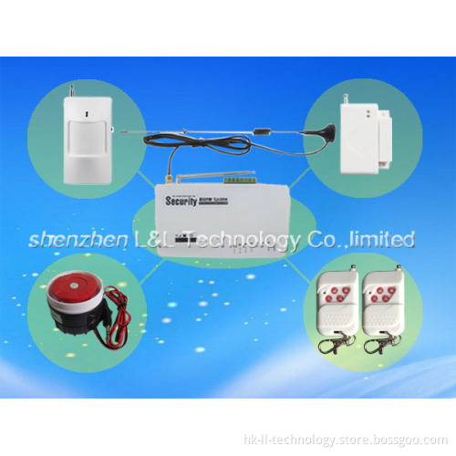 Two Antenna 10 Defend Zone GSM Home Security Alarm System/Personal Security Alarm (L&L-810B-2)